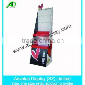 advertising environmental paper fashion accessories display stand