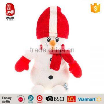 SEDEX 4 Custom OEM Toys Musical Plush Christmas Snowman