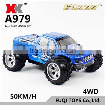 WLtoys A979 rc car electric car for kids with remote control 1:18 4WD Monster                        
                                                Quality Choice