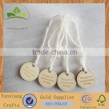 wooden clothes tag, wooden garment tags