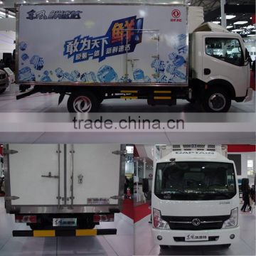 mini refrigerated cold room van truck Dongfeng refrigerated freezer trailer 4*2 refrigerated ice cream truck