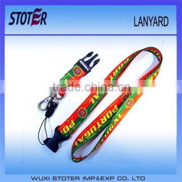 Portuguese flag lanyard national flags lanyard national custom flag lanyards st7058