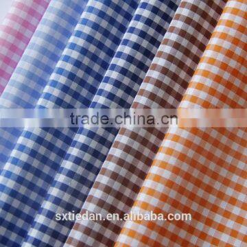 Yarn Dyed 100 Cotton Poplin Plaid Shirt Fabric photo-2