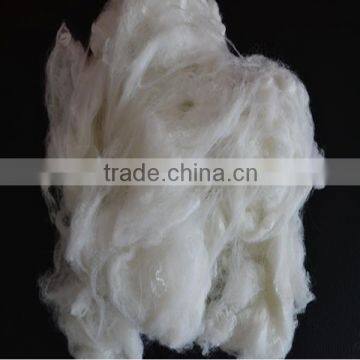 low price nylon 6 fiber white recycle material