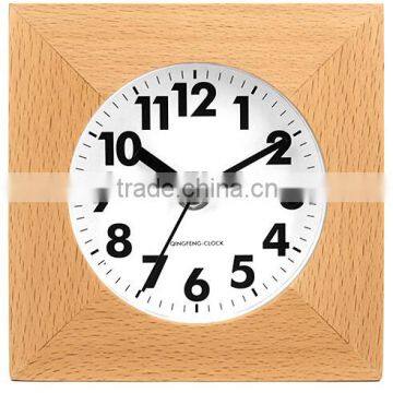 New fashion design square wooden table clock digital table clock TC-22