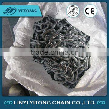 Quick Delivery Top Quality English Standard China Manufacturer Mild Steel Short Link Chain