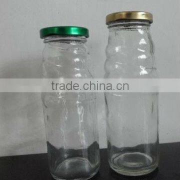 drinking glass bottle for juice , beverage