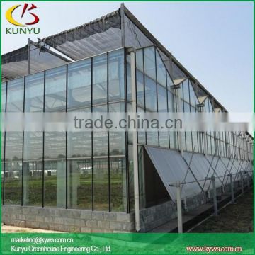 Sawtooth type commercial glass greenhouse polycarbonate roofing sheets