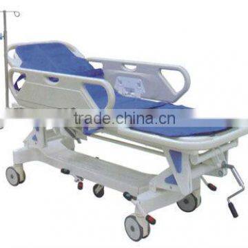 Hospital luxurious PE flat patient stretcher