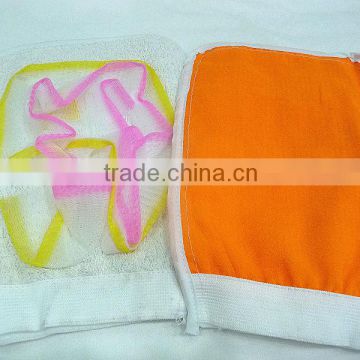 soft cleaning sponge gloves