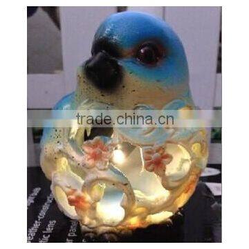 Resin Bird Solar Garden Light