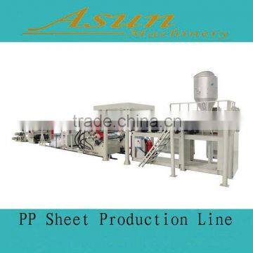 Single Screw AS PP PS Sheet Extrusion Line/ 800mm Plastic Sheet Production Line/ Sheet Extruder Machinery