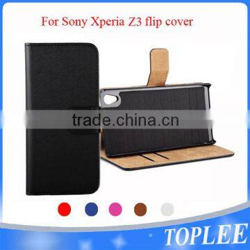 new design ! flip cover for sony Xperia Z3 case