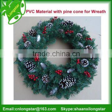 PVC/PE Wreath for Christams Decoration photo-4