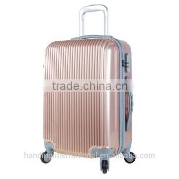 Golden ABS Luggage w/TSA lock Travel Set Bag Trolley Hard Shell Suitcase