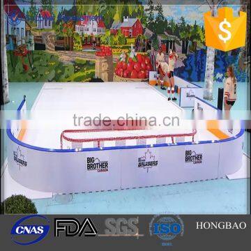 Dovetails connection uhmwpe synthetic ice rink sliding sheets