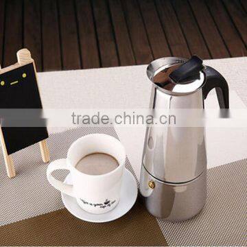 300ml Stainless Steel Coffee Maker Pot / Stainless Steel Hot Pot / Moka Espresso Latte Percolator Stove photo-3
