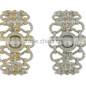 New Model Unique Fashion Ladies Dress Wide Band Alloy Quartz With Japan Quartz Watch photo-5