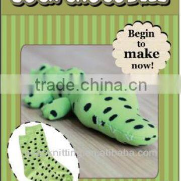 New fashion diy sock kit sock crocodile