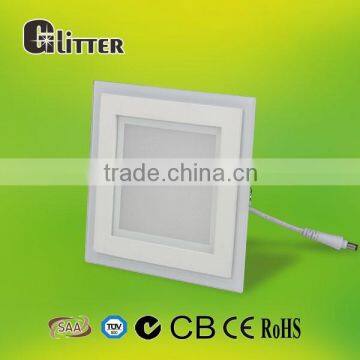 New design led round white 12w Aluminum Glass downlight 2014 led down lights led cob downlight 12w