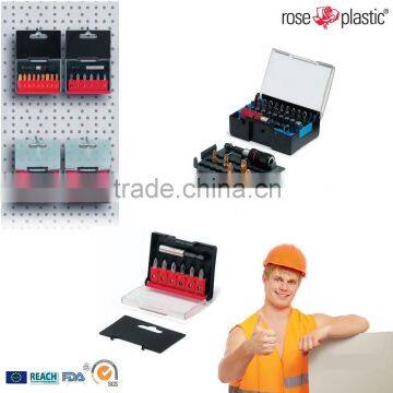 Plastic abs packaging box for bits set and bit holder BP