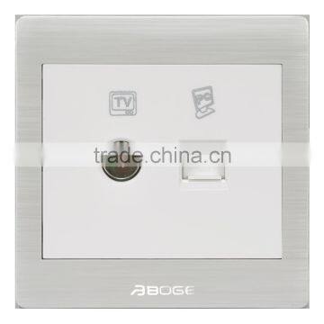 86 Type television socket and pc socket