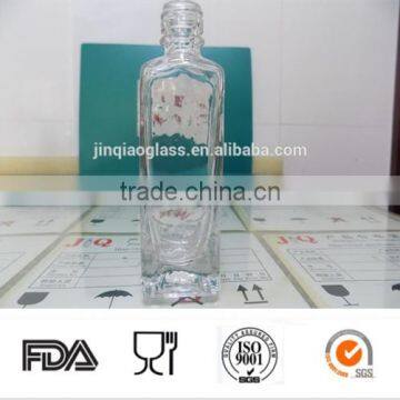 60ml Square glass wine bottle spirit bottle oil bottle