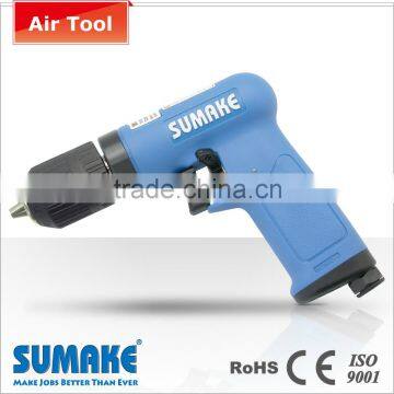 3/8" MINI AIR REVERSIBLE DRILL WITH KEYLESS CHUCK