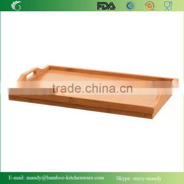 Bamboo Folding Bed Tray Table and Breakfast Tray photo-3