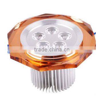 High Quality&HOT Sales Low Price 5X1W Crystal LED Ceiling Down Light