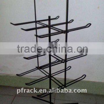 Metal wire cloth rack stand in house P-1315