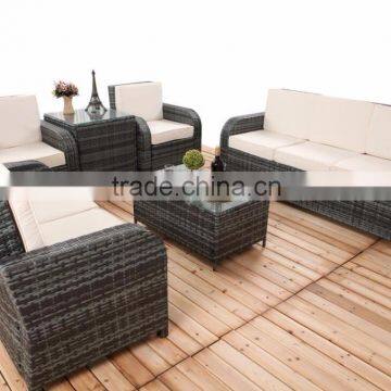 Weatherproof and Fireproof Cheap 6pcs Rattan Sofa Sets