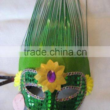 feather mask