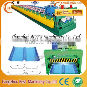 Metal stud and track steel roof sheet roll forming machine