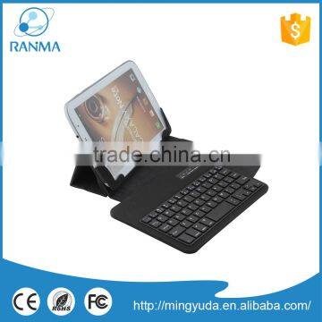 Stand Tablet Universal PU Leather Keyboard Case Cover for 7-8inch