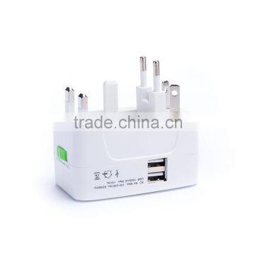 2 USB Port All in One Universal Travel AU UK US EU Plug Adaptor photo-3