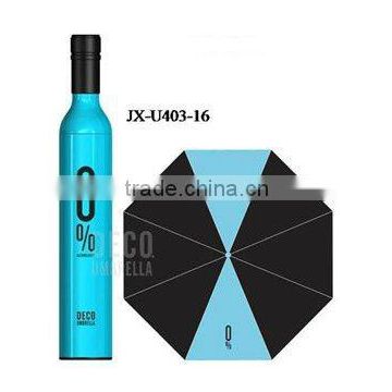 Fashion 3fold promotional umbrella bottle