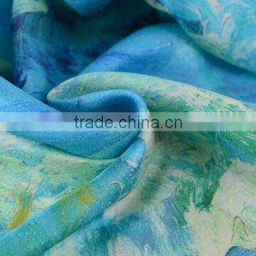 Chinese Factory Silk Scarf Digital Print Hua0915-25