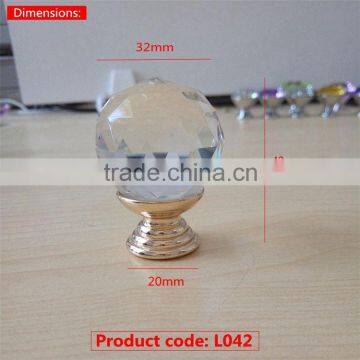 FACTORY DIRECTLY different types furniture cabinet crystal knob wholesale