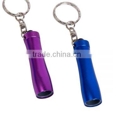 factory sale ! Mini keychain light keychain 3LED with led light flashlight