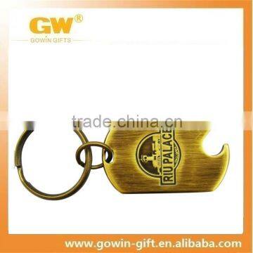 custom promotional metal enamel key chain bottle opener