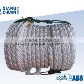 8 strands hawser rope for sale/8-strand polypropylene rope/colored polypropylene rope