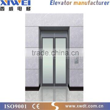 High Quality Famous Brand XIWEI Best-selling 800kg-1000kg , 1.0m/s-1.75m/s Full View and Outdoor Glass Panoramic Elevator