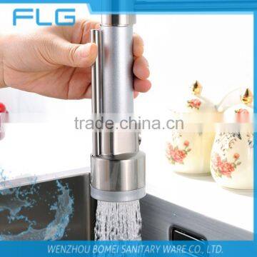 Fashion Design Lead Free Nickel Brush UPC Pull Down Kitchen Sink Faucet Mixer FLG2087A photo-5