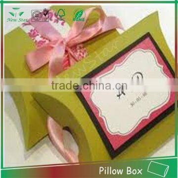 delicate matte lamination pillow box hotselling