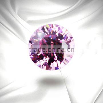 Exquisite Packing Round Shape Facet Cut 6mm CZ Gem, Artificial Stone Wuzhou Gemstone
