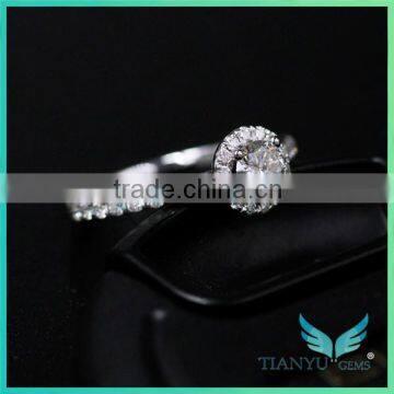 Moissanite Pave-eternity Band Unique Moissanite Wedding Sets on Sale Moissanite Fire Rings photo-6