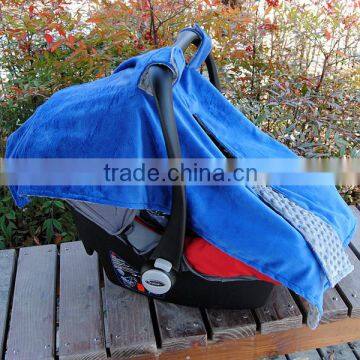 2016 New Free Shipping Infant Soft Minky Car Seat Canopy Cover