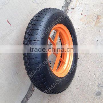 Cheap Wheelbarrow Rubber Wheel from China Manufacturer 3.50-8