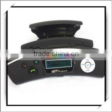 Steer Wheel Bluetooth Car MP3 Player with FM Transmitter usb pen drive Black